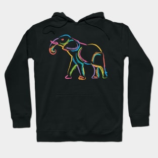 Rainbow Elephant Hoodie